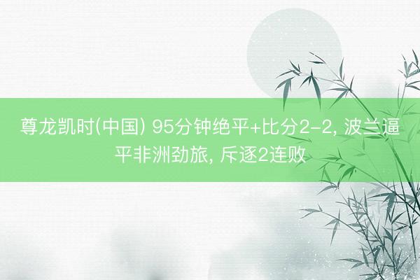 尊龙凯时(中国) 95分钟绝平+比分2-2， 波兰逼平非洲劲旅， 斥逐2连败