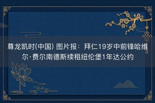尊龙凯时(中国) 图片报：拜仁19岁中前锋哈维尔·费尔南德斯续租纽伦堡1年达公约